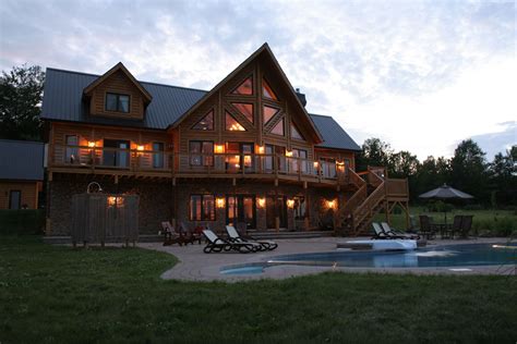 Insulated Log Cabins By Timber Block At Home Shows In Pa And Nc Log