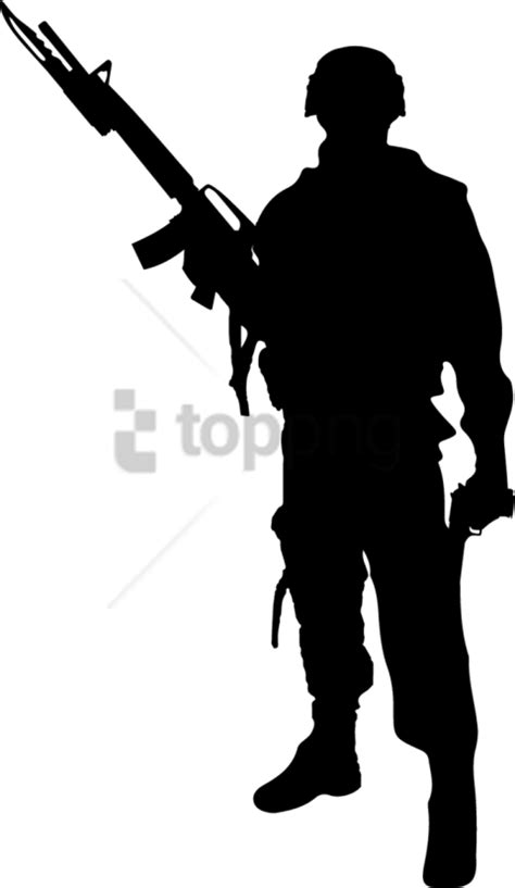 Free Png Army Silhouette Png Png Image With Transparent Silhouette