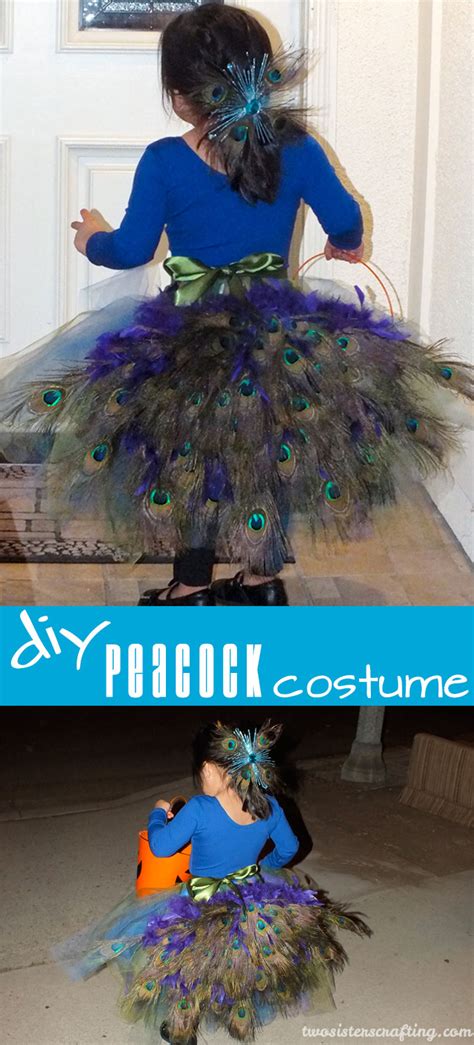 Diy Peacock Costume Two Sisters