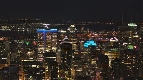 Cityscape View Of The Skyscrapers In Montreal Quebec Image Free