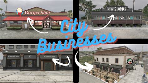 City Of Dreams Fivem Rp Businesses Youtube