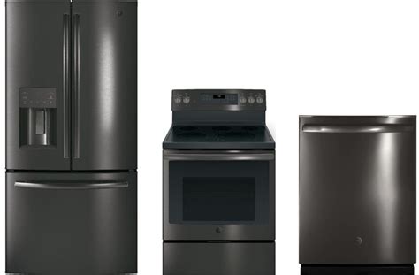 Are essential components for every kitchen regardless of whether it is a chrome refrigerator. GE GERERADW253 3 Piece Kitchen Appliances Package with ...