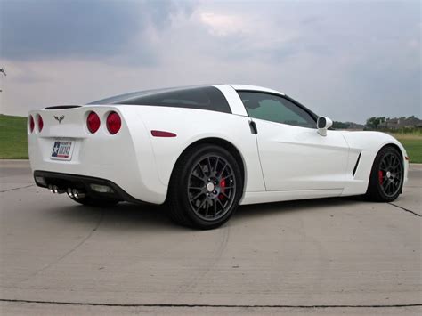 White C6 On Black Rims Corvetteforum Chevrolet Corvette Forum