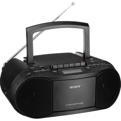 Sony Cfd S70 Portable Cd Cassette Boombox Cfds70blk Bandh Photo