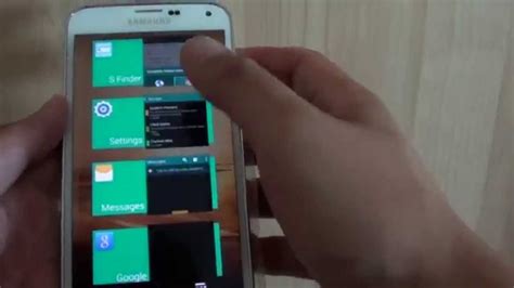 Samsung Galaxy S5 How To Quickly Switch Between Apps Youtube