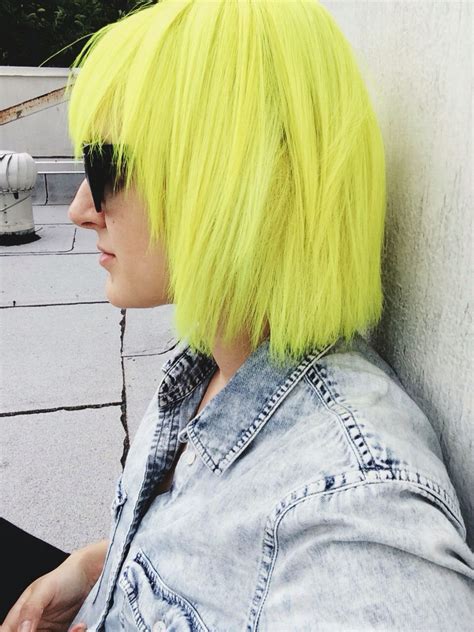 Pravana Neon Yellow Photo By Stephieyaknow Yellow Hair Color