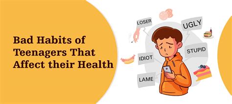 Bad Habits of Teenagers that affect their Health - Health Care