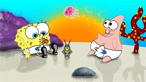 10 Best Spongebob And Patrick Wallpaper Full Hd 1920×1080 For Pc Background