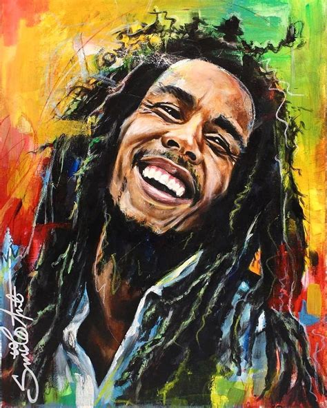 Please contact us if you want to publish a bob marley wallpaper on our site. #DopeBlackArt by @smiloart Bob Marley. . . . #art #melanin ...
