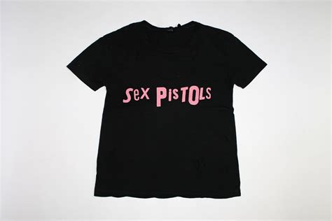 Sex Pistols Ripped Shirt England Punk Rock Band Shirt Ladies Etsy