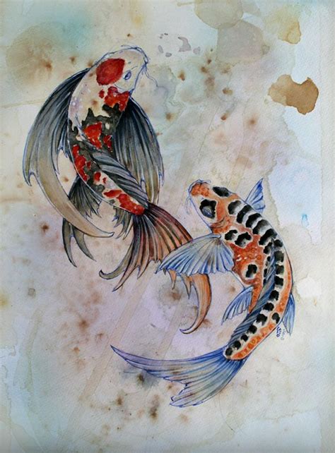 Pin On Koi Fish Art