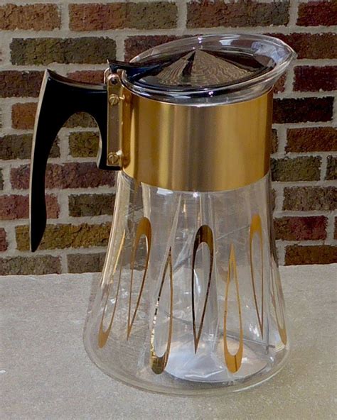 Stovetop Percolator Coffee Pot Glass 8 Cup 40 Oz Vintage Enamelware Coffee Pot Percolator 8