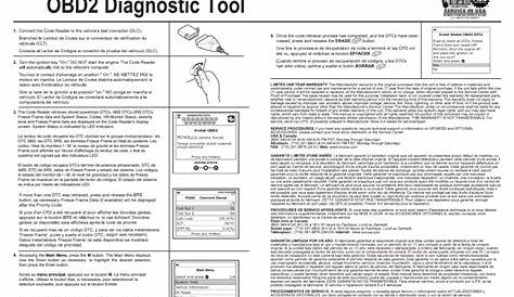 Innova OBD2 6100p Diagnostic Tool Owner's manual | Manualzz
