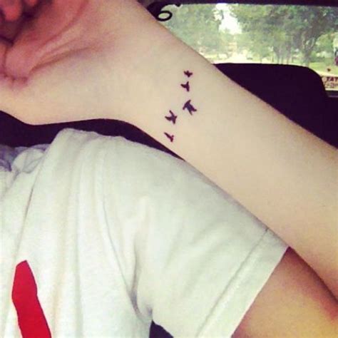 Awesome Birds Wrist Tattoo Designs