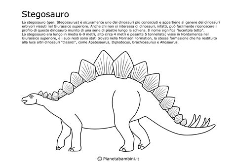 schede informative sui dinosauri da stampare per bambini pianetabambini it