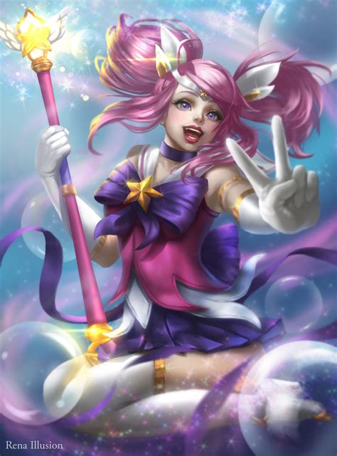 Star Guardian Lux Wallpapers And Fan Arts League Of Legends Lol Stats