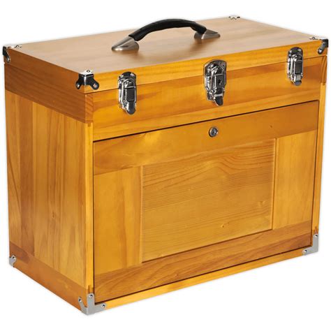Sealey Machinists Wooden Tool Box Tool Boxes