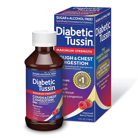 Buy Diabetic Tussin Sugar Free Cough Syrup Maximum Strength Relief Dm