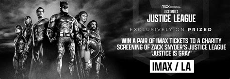 Win Imax Tickets To A Fan Charity Screening Of “zack Snyders Justice