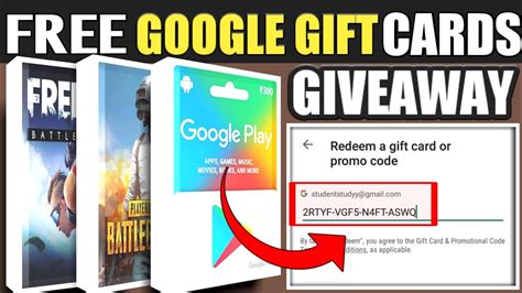 GOOGLE PLAY REDEEM CODE FREE How To Earn Free Google Play Gift Card