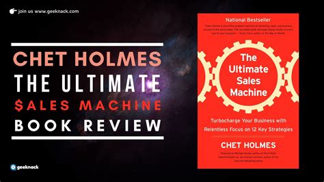 Chet Holmes The Ultimate Sales Machine Book Review Geeknack