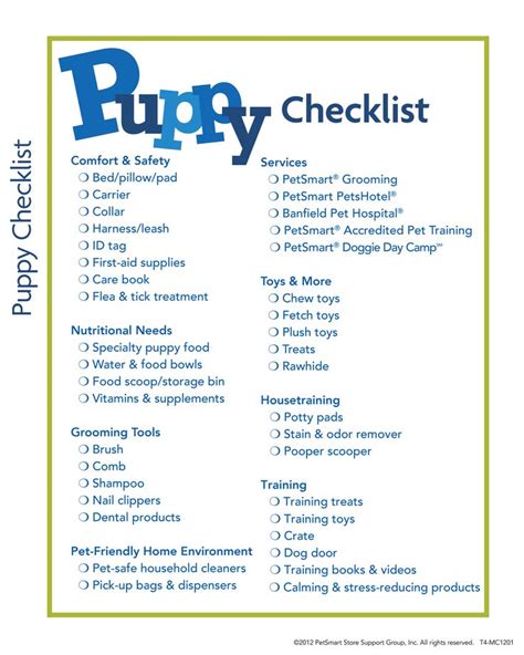 A new puppy checklist is a great starting point before welcoming a dog into your home. New Puppy Checklist Pick up what you need at CanineStyles ...
