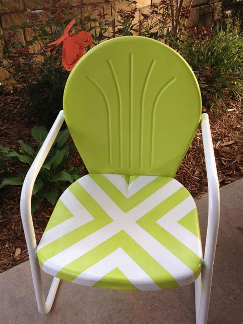 Check spelling or type a new query. Painted outdoor metal lawn chairs #lawnchairs | Metal lawn ...