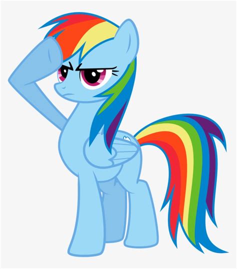 Fanmade Rainbow Dash Saluting By Lixr Rainbow Dash Salute Vector
