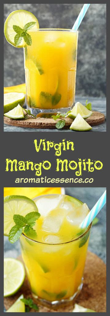 Mango Mojito Recipe Non Alcoholic Virgin Mango Mojito