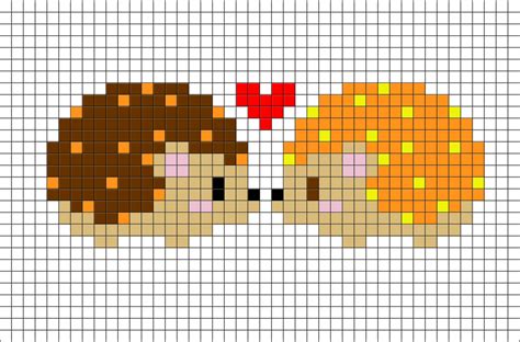 Hedgehog Pixel Art Brik