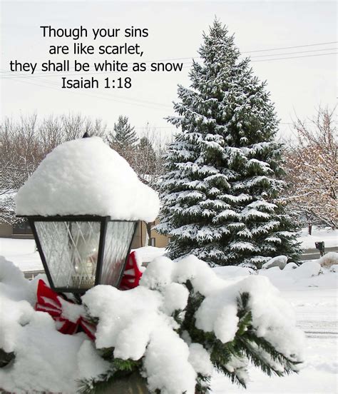 Kjv Bible Verses About Snow