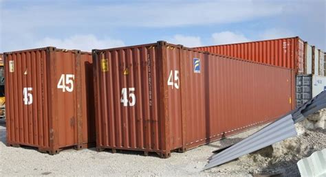 45 Ft High Cube Used Container New Used Sea Can Shipping Containers