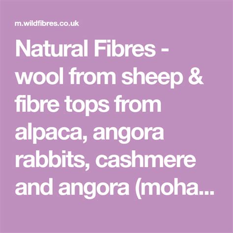 Natural Fibres Wool From Sheep And Fibre Tops From Alpaca Angora