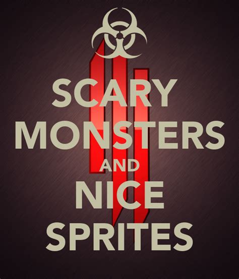 Scary Monsters And Nice Sprites Keep Calm And Carry On Image Generator