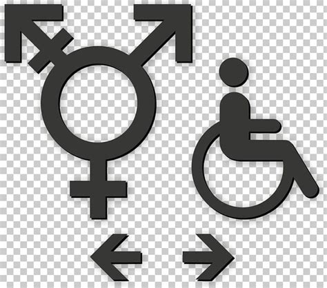 Gender Symbol Sign Unisex Public Toilet Gender Neutrality Png Clipart