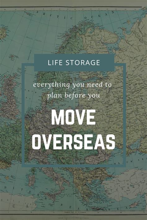 Moving Overseas Checklist To Help With Packing And Logistics Moving