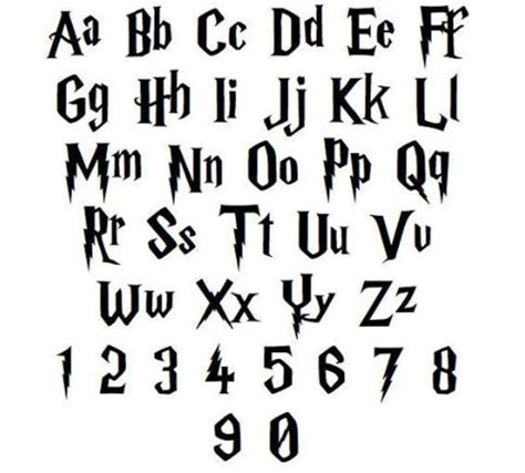Free Harry Potter Fonts For Cricut Jesrf