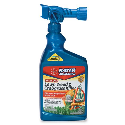 Bayer All In One Lawn Weed And Crabgrass Killer 32 Oz Lawn And Garden