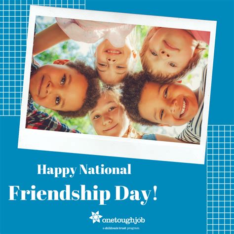Happy friendship day or friend's day is celebrated every year by the united nations (un) on the 30th of july, while some countries celebrate this day as national friendship day on some other dates. Happy National Friendship Day! | National friendship day ...
