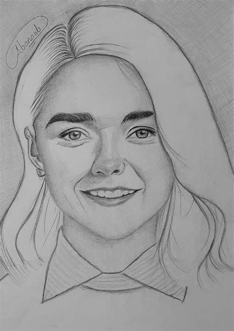 My Pencil Drawing Of Maisie Williams Rportraitart