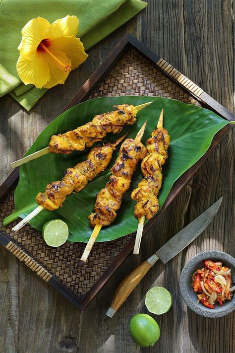 Chicken Satay Recipe From Bali Asian Recipes Food Satay Recipe