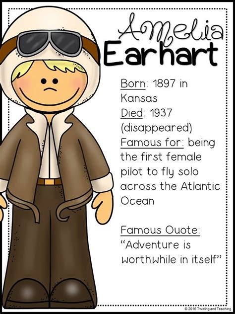 Soon after her birth, amelia's parents separated. Amelia Earhart Biography Pack | Distance Learning | Amelia ...