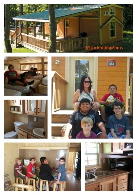 Approaching the cottage from the outside, it looked pretty small. Lake Rudolph Campground & RV Resort