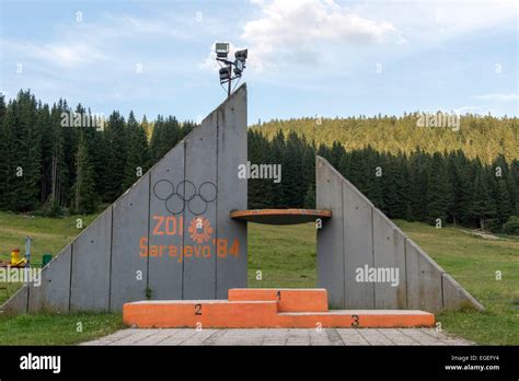 The 1984 Winter Olympics Ski Jumping Podium, Sarajevo Stock Photo: 78995816 - Alamy