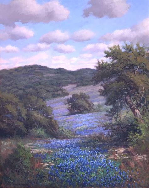 Eric Harrison Bluebonnet 943 Texas Art Vintage Texas Paintings