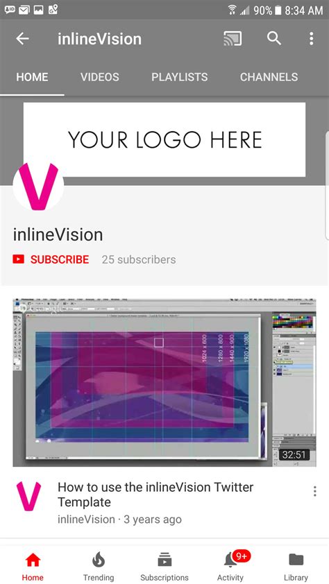 Your starting point for your youtube channel art is the optimal banner image size of 2560 x 1440 pixels. YouTube Channel Art Size 2120x1552 - Mobile - inlineVision ...