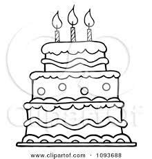 Please see the drawing tutorial in the video below. Image result for birthday cake drawing easy | Birthday ...
