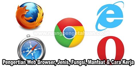 Pengertian Web Browser Jenis Fungsi Manfaat Cara Kerja