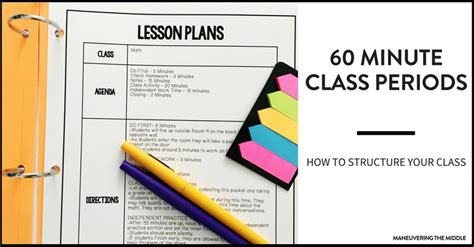 How To Structure A 60 Minute Class Period Maneuvering
