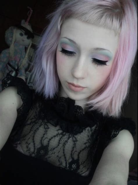 Short Pastel Goth Hair